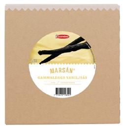 DABAS Produktklassificering: 102011106272 / Kolonial/Speceri Desserter/Mellanmål, pulver Dessertsås, kallrörd Vaniljsås Doseringsfaktor: 7,50 Marknadsbudskap: Marsán