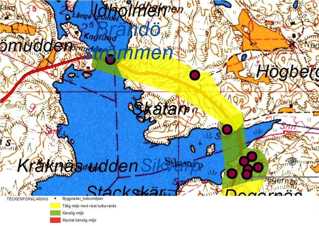 ÅLR2018/7299 30.04.2019 Brändöströmsbron från slutet 1950-talet har ett kulturhistoriskt värde kopplat till anläggningens arkitektoniska och teknikhistoriska värden och berättar bl.a. om bilismens utveckling under 1900-talet.