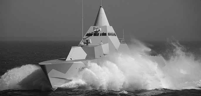 The swedish Visby-class corvette can be used for anti-surface warfare, anti-submarine warfare, and mine-sweeping. Photo credit: SA