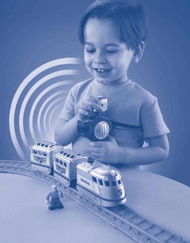 L5912 www.fisher-price.com G Track not included and sold separately. F Piste non incluse et vendue séparément. D Schienen nicht enthalten. Separat erhältlich.
