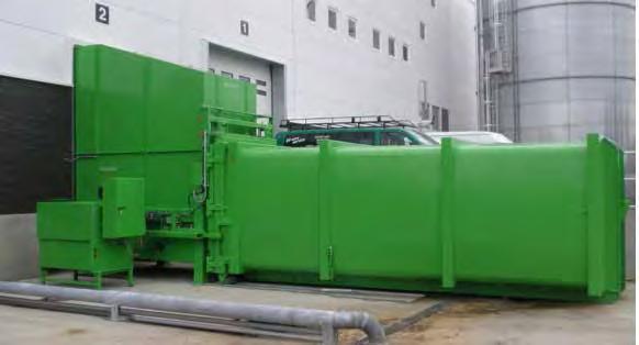 Den kortbyggda stationära anläggningen från Varig Teknik & Miljö AB finns i flera storlekar, beroende på typ av och volym på avfallet som ska behandlas.