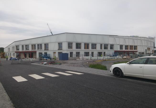 Nybyggnad av bostadshus med 170 lägenheterna med LSS-boende. Vent och VS-system projektering och installation.
