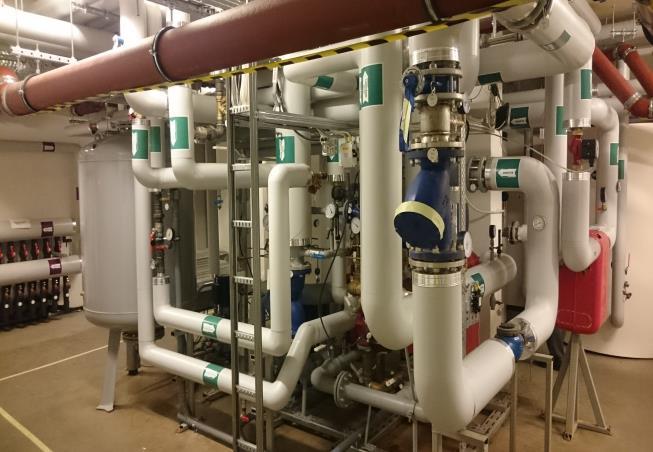 driftsättning av VVS-system, panncentraler, naturgasledningar,