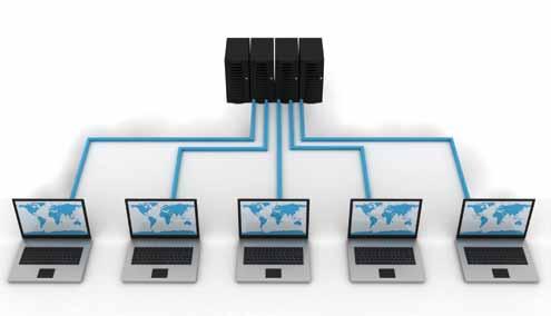 DataBridge MS-programvara Databasen kan installeras på ett nätverk för att dela data med alla platser Installera DataBridge MS-programvaran på flera platser med flera arbetsstationer (varje