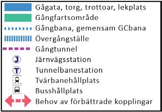 Det finns även behov av att hålla samman staden i öst-västlig inriktning och säkerställa koppling mellan resecentrum och Duvbo, Annedal samt Solna Business Park.