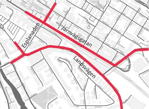 4.2 Busstrafikering i programområdets östra del Olika lösningar har diskuterats för hur busstrafiken ska ansluta till det nya resecentrumet.