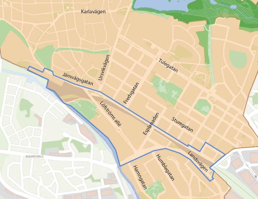 Bilaga 1. Nuläge Denna bilaga beskriver befintliga förutsättningar och kända förändringar gällande markanvändning och trafikinfrastruktur.
