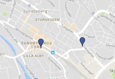 Avfallshantering Följande figurer 58-61 visar ungefärlig befintlig angöring för avfallshantering i programområdet och dess närliggande kvarter.