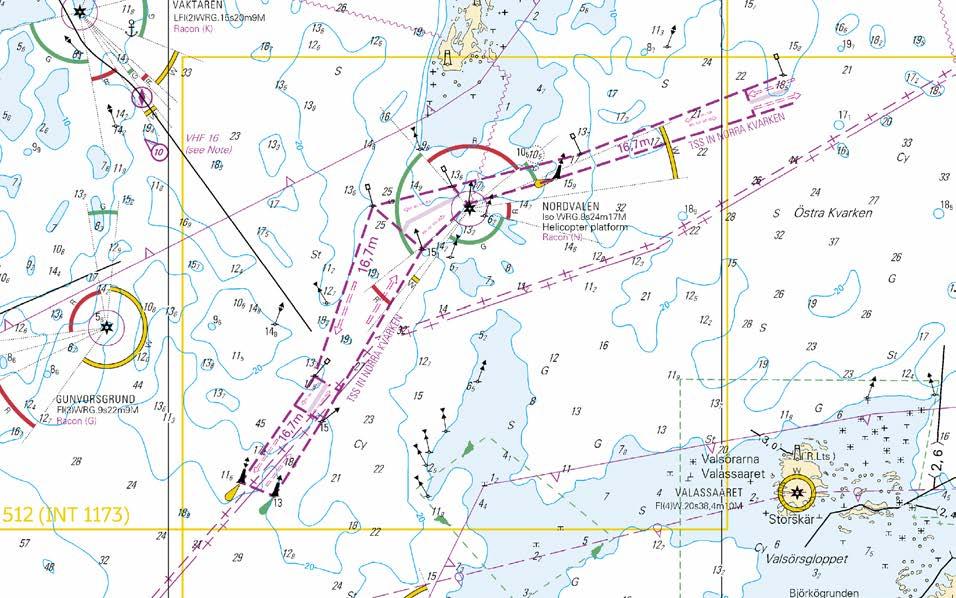 Tm/UfS/NtM 14. 20.05.2018 147 /2018 (2018-05-18) Ruotsi. Merenkurkku. TSS in Norra Kvarken. Reittijakojärjestelmä ja kaksisuuntaiset reitit avattu liikenteelle. Sverige. Kvarken. TSS in Norra Kvarken. TSS och dubbelriktade rutter har öppnats för trafik.