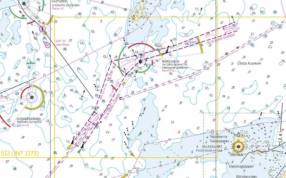 Tm/UfS/NtM 14. 20.05.2018 147 /2018 (2018-05-18) Ruotsi. Merenkurkku. TSS in Norra Kvarken. Reittijakojärjestelmä ja kaksisuuntaiset reitit avattu liikenteelle. Sverige. Kvarken. TSS in Norra Kvarken. TSS och dubbelriktade rutter har öppnats för trafik.