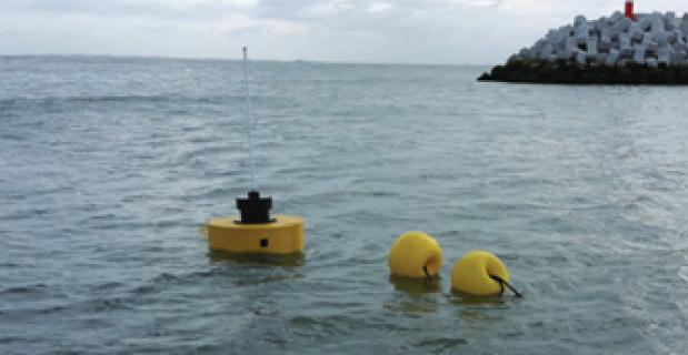 Allonmittauspoijut Vågmätningsbojar Wave recorder buoys (1) 65 39.31'N 24 30.24'E (2) 65 39.55'N 24 29.90'E (3) 65 39.83'N 24 29.90'E (4) 65 40.07'N 24 30.15'E (5) 65 40.07'N 24 30.37'E (6) 65 39.