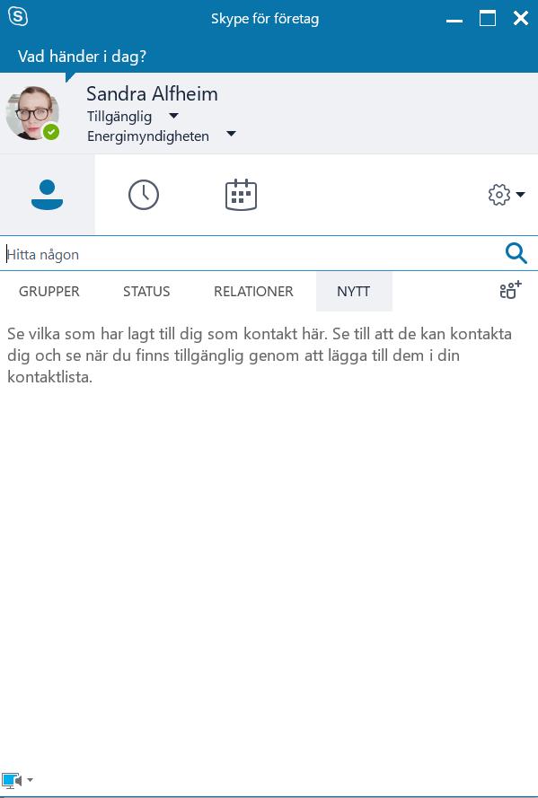 1. Öppna Skype för företag.