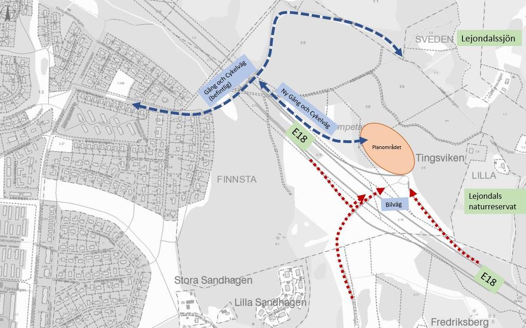 Sida 16 av 26 Tillgänglighet till planområdet Offentlig service och kommersiell service Servicestationen och restaurangen kommer att innebära ett tillskott till den kommersiella servicen både lokalt