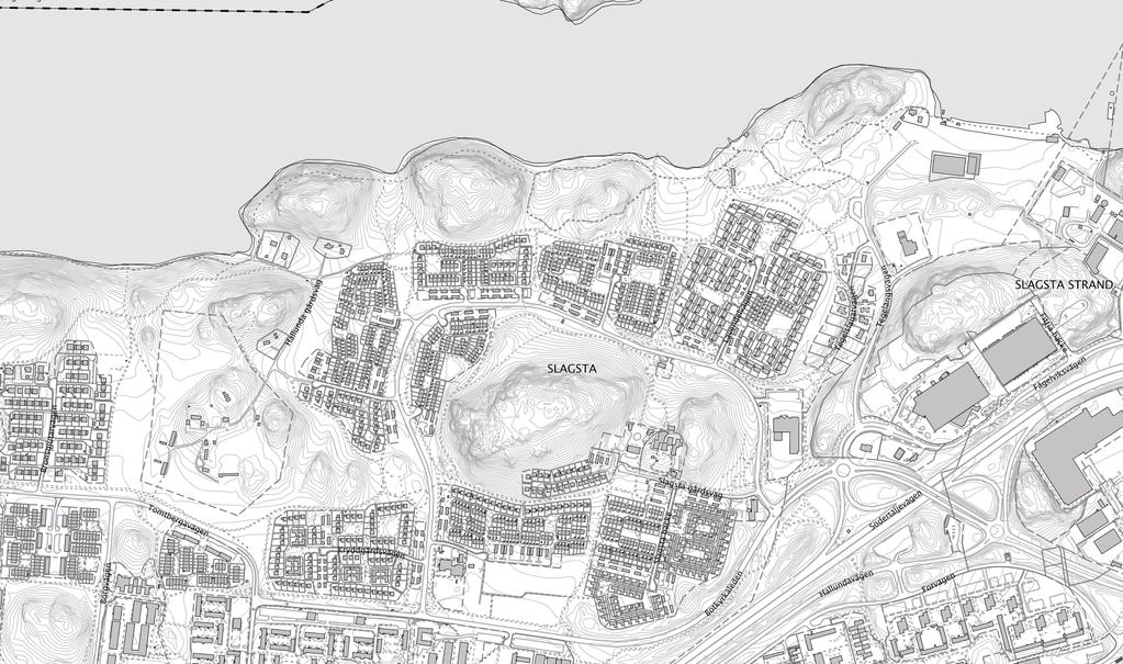 ala 1:6400 SLAGSTA STRAND - LANDSKAPSBILDSANALYS LANDSKAPSBILDSANALYS Bakgrund I översiktsplanen för Botkyrka pekas Slagsta marina ut som ett område för nya bostäder.