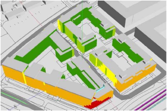 förskolan ligga mot gården eller Vattholmavägen. Plats för cyklar, cykelkärror och barnvagnar ska finnas på gården. Körbar förbindelse får inte anordnas. Tvärstreck med pil markerar förbudets slut.