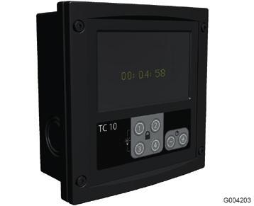 från brytande ingång 5 Ingång 24V DC till manöverspänning (0,3mA) Ingång 24V DC till extern magnetspänning Styrfunktionen kan antingen fritt programmeras alternativt ställas in av ett adressintervall