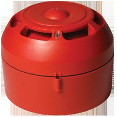 0 (60m³) Blixtfrekvens: 0,5-1Hz Drifttemperatur: -25 - +70 C IP-klass: IP 65 Mått: 104 mm (Ø), 76,5 mm (H) Vikt: 0,19 kg Färg: Röd med vit/röd blixt Standard: EN54-17, EN54-23 5200320-00A