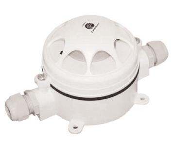 Konventionell egensäker (IA) utrustning för Eex-utrymmen 5200047-00A HC100 IS IP67 CONV HEAT DET Konventionell egensäker maximal värmedetektor för tuffa miljöer, avsedd för installation i