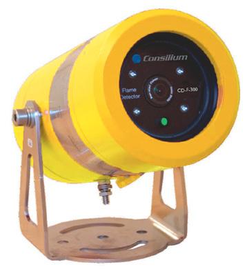 Flamdetektion 5100797-00A CD-F-300 FLAME DET. SB. AL M25 5100799-00A CD-F-300 FLAME DET. SB SS M25 CD-F-300 är en explosionssäker visuell flamdetektor.