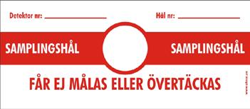 AIR SAMPLING POINT LABELS 24