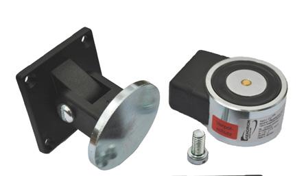 Dörrhållarmagneter DÖRRHÅLLARMAGNETER 5200336-00A CQ COMPLETE DOORMAGNET 24VDC Godkänd dörrhållarmagnet för branddörrar enl. EN1155.