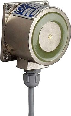 Dörrhållarmagneter 5200341-00A TELESCOPIC KEEPER PLATE Ankare med dämpning till dörrhållarmagnet, 55 mm Ø Mått: 55 (B) 55 (H) 79 (D) mm