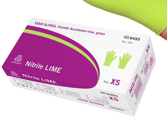 Vingmed Extra kraftig Evercare e LIME XS S 7 M 8 L 9 XL 4