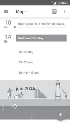 Schemavy Dagsvy Tredagarsvy Veckovy Månadsvy 5.1.