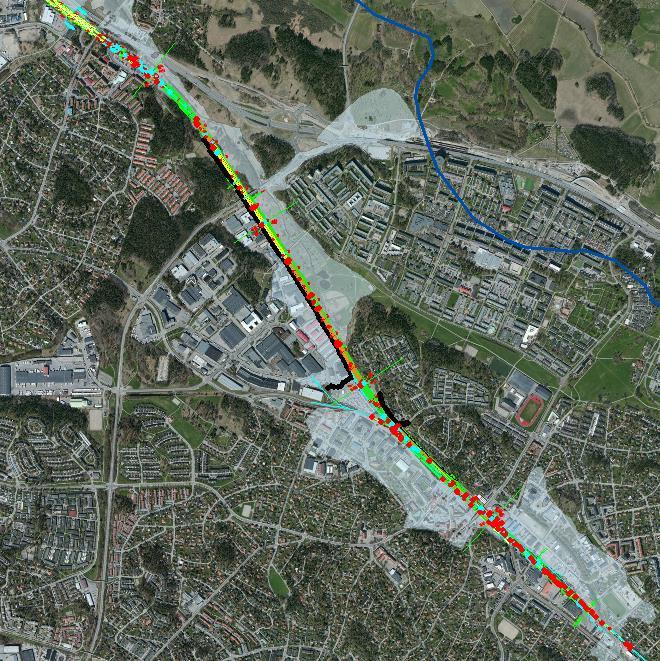 Sida 15 (18) Km 13+900 Bergslagsvägen Km 10+300 Figur 8 Bällstaåns