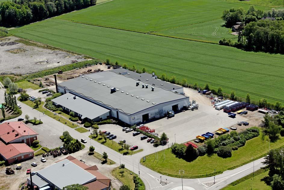 FÖRETAGSPRESENTATION Flygfoto över Bala Agri AB:s fabrik i Bala Agri AB är ett tillverkande företag beläget i Nossebro i Västra Götalands län.