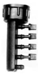 Kraanaftakking 5-weg 32102107 Kraanaftakking 5 weg 3/4" 7,28 C-steker 32102109 C-steker voor