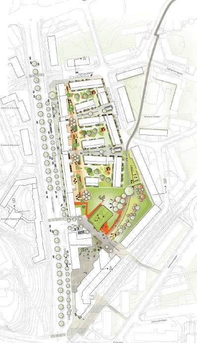 Munkebäck bostäder och förskola vid f.d. Munkebäcksgymnasiet Ny detaljplan Skede: Detaljplan håller på att arbetas fram. Detaljplanen beräknas att komma ut på samråd under början av 2013.