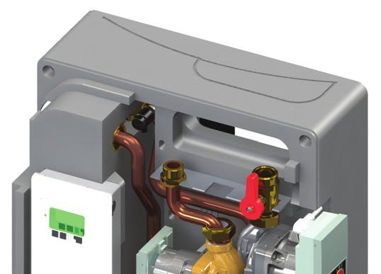 TERMOVENTILER T-FAST ie Compact Modul för varmvattenproduktion Kraftig reducering av vattenstagnation
