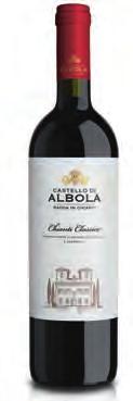CASTELLO D ALBOLA ITALIEN VIN Castello d Albola Chianti Classico DOCG Nr 1050247 Pris 135,10 kr 75cl 6/kolli Producent Castello d Albola Druvor Sangiovese 95% och Canaiolo 5% Distrikt Toscana