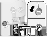 Stäng sedan förardörren från utsidan och lås den genom att vrida om nyckeln i låscylindern mot den bakre delen av bilen. Bilen låses. Mekaniskt stöldskydd 3 27.