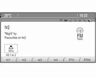 Instrument och reglage 103 Colour-Info-Display systeminställningar bilmeddelanden 3 104 personliga bilinställningar 3 111 Vilken information som visas och hur den visas beror på bilens utrustning och