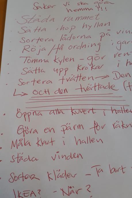 Checklista Enkel och