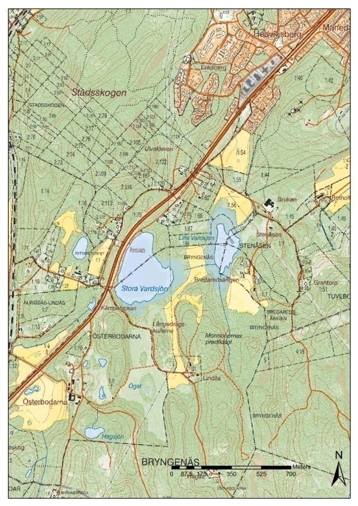 Tabell 15. Stora och Lilla Vardsjön.