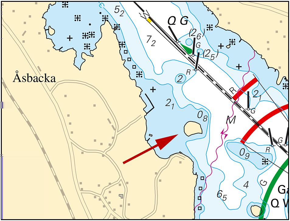 2019-02-21 5 Nr 743 Inför ö enligt sjökortsbild 61-16,614N 017-09,698E Söderhamnsfjärden Sjöfartsverket. Publ. 21 februari 2019 Ålands hav och Skärgårdshavet * 12425 Sjökort: 536 Sverige.