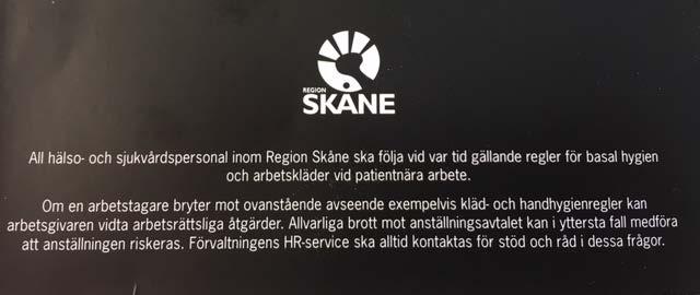 Region Skånes regelverk om basal och