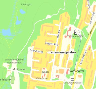 Planområde Figur 1 Orienteringsbild av det totala planområdet. Lantmäteriet Området är ca 4,6 ha stort och marken ägs av Göteborgs stad.