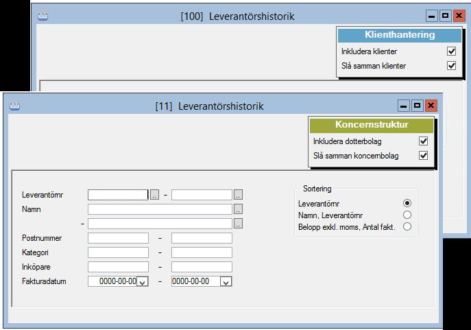 Nyhetsdokument Vitec Ekonomi inkl 3L Pro - Version x.72 september 2019 Rapporten leverantörshistorik klientanpassad Rapporten leverantörshistorik är nu klientanpassad.