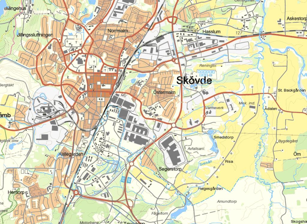 Stadskvarns reningsverk Vattendrag Medelvattenflöde Utlopp reningsverket 200 l/s Mörkebäcken 200 l/s 50 l/s vid lågflöde Svesån 600