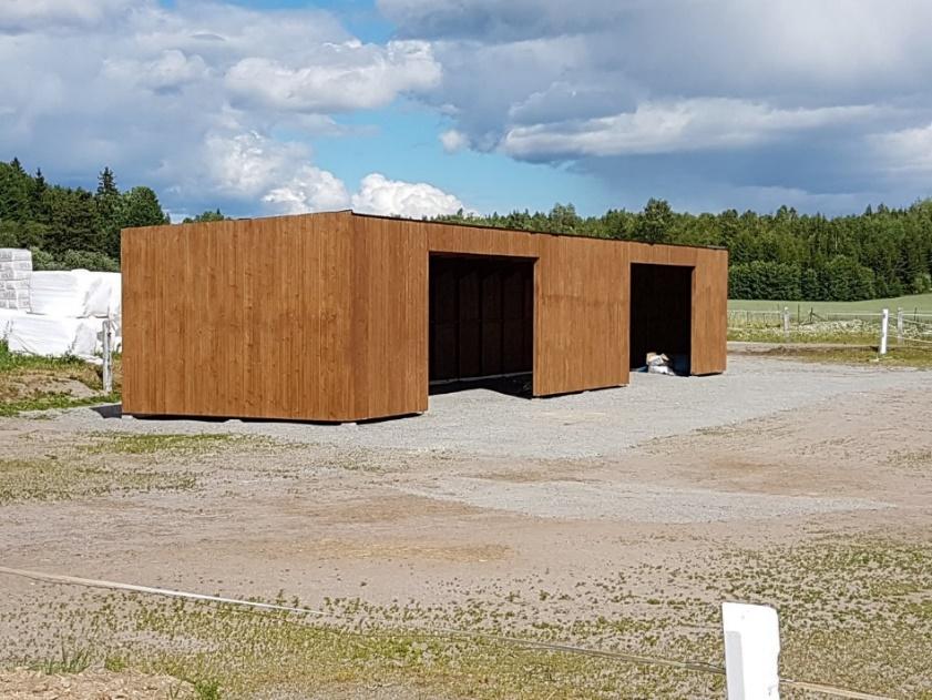 Ligghallar byggda för