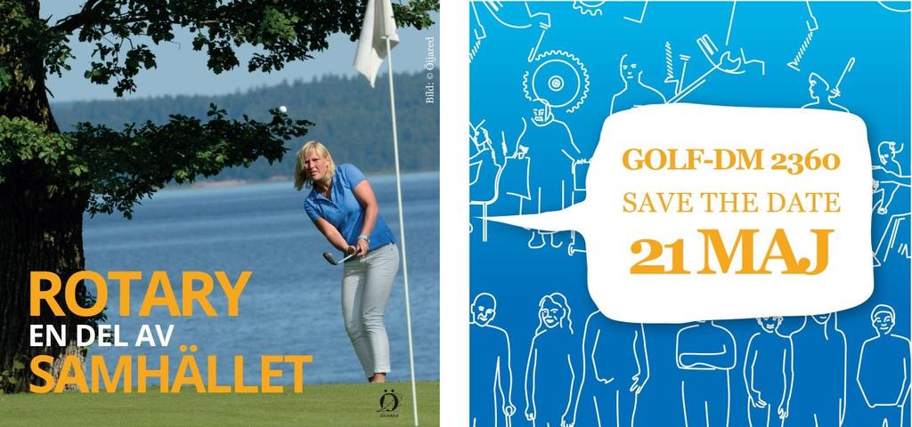 Distriktsgolf Öijareds GK 21 maj Med våren kommer också den för Rotarygolfare så ansedda och efterlängtade golfturneringen.