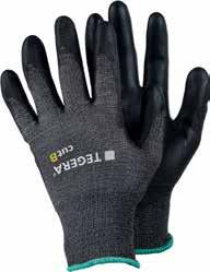 II, olje- och fettresistent innerhand, för precisionsarbeten LINER-MATERIAL Dyneema Diamond Technology, Lycra, nylon, 18 gg DOPPNING Handflatedoppad DOPPNINGSMATERIAL PU GREPPMÖNSTER Slät doppning