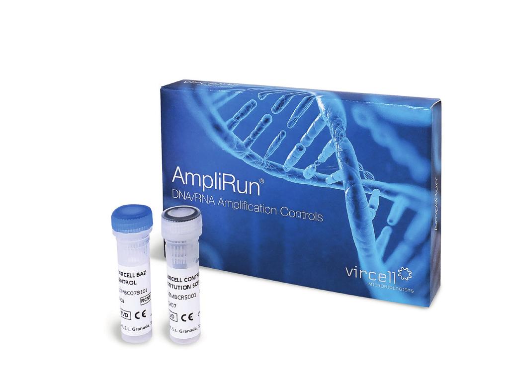 TAKE CONTROL, MOLECULAR CONTROL AMPLIRUN FEATURES Quantitated PCR controls for viruses, bacteria and protozoa. Purified nucleic acid, complete microbial genome. Any target can be amplified.