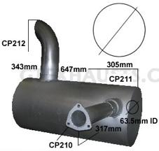 318C 2005- CP210 Manifold pipe CP211