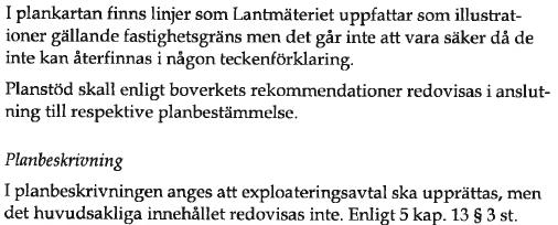 Justeras. Justeras och läggs in på plankartan.