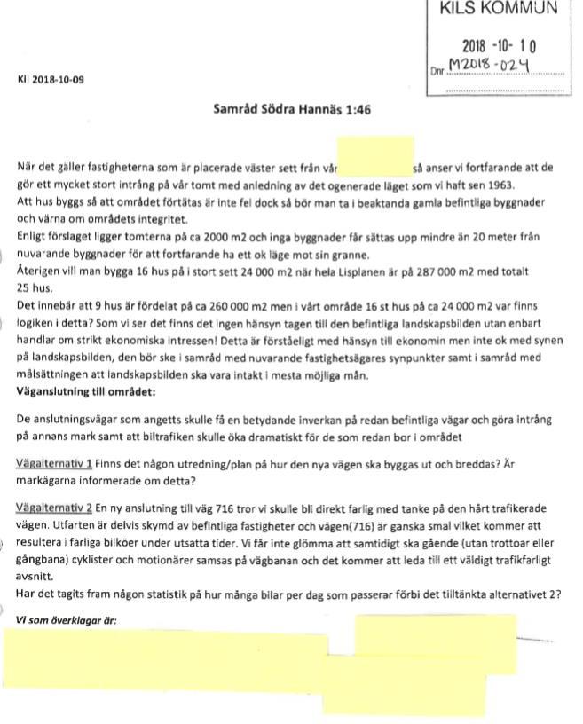 Närboende En avvägning har inom ramen för detaljplanen gjorts och bedömningen är att de åtgärder som föreslås är rimliga utifrån LISplanens syfte.
